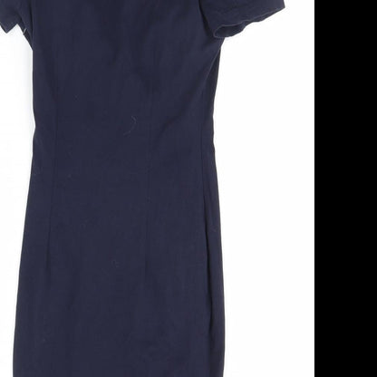 AX Paris Womens Blue   Bodycon  Size 10  - Shoulder Pads