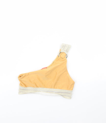 Womens UK Size 10 River Island Beige Basic Tank