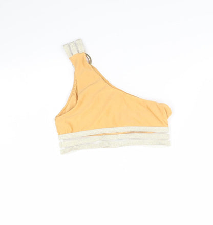 Womens UK Size 10 River Island Beige Basic Tank