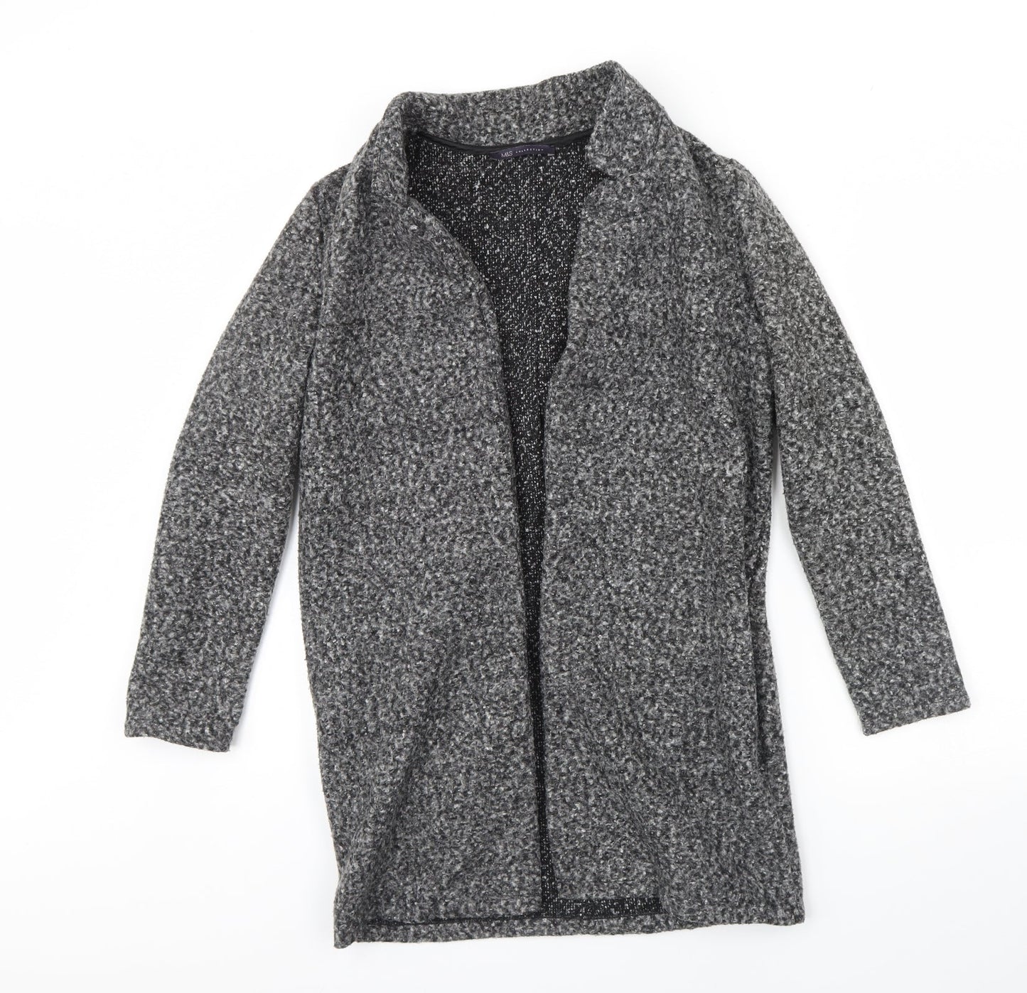 Womens UK Size 8 M&s Black Jacket