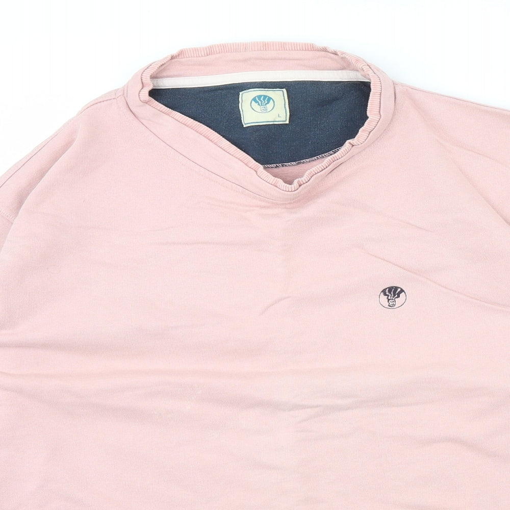 Preworn Mens Pink   Pullover Jumper Size L