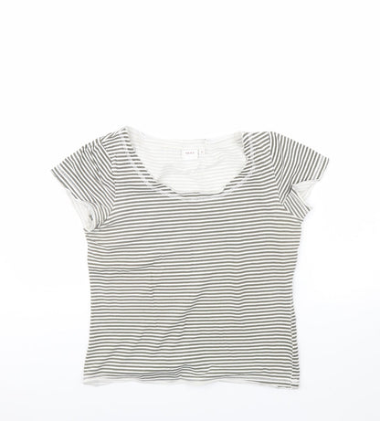 Womens UK Size 10 NEXT White Basic T-Shirt