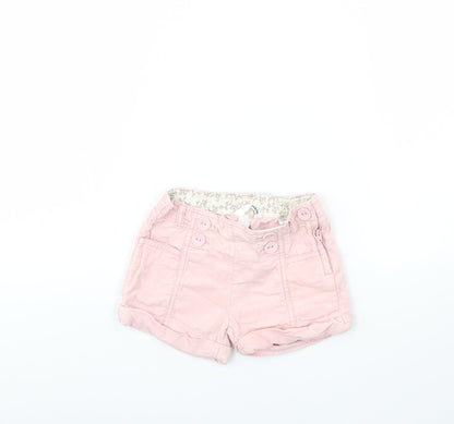 H&M Girls Pink  Corduroy Cropped Trousers Size 12 Months