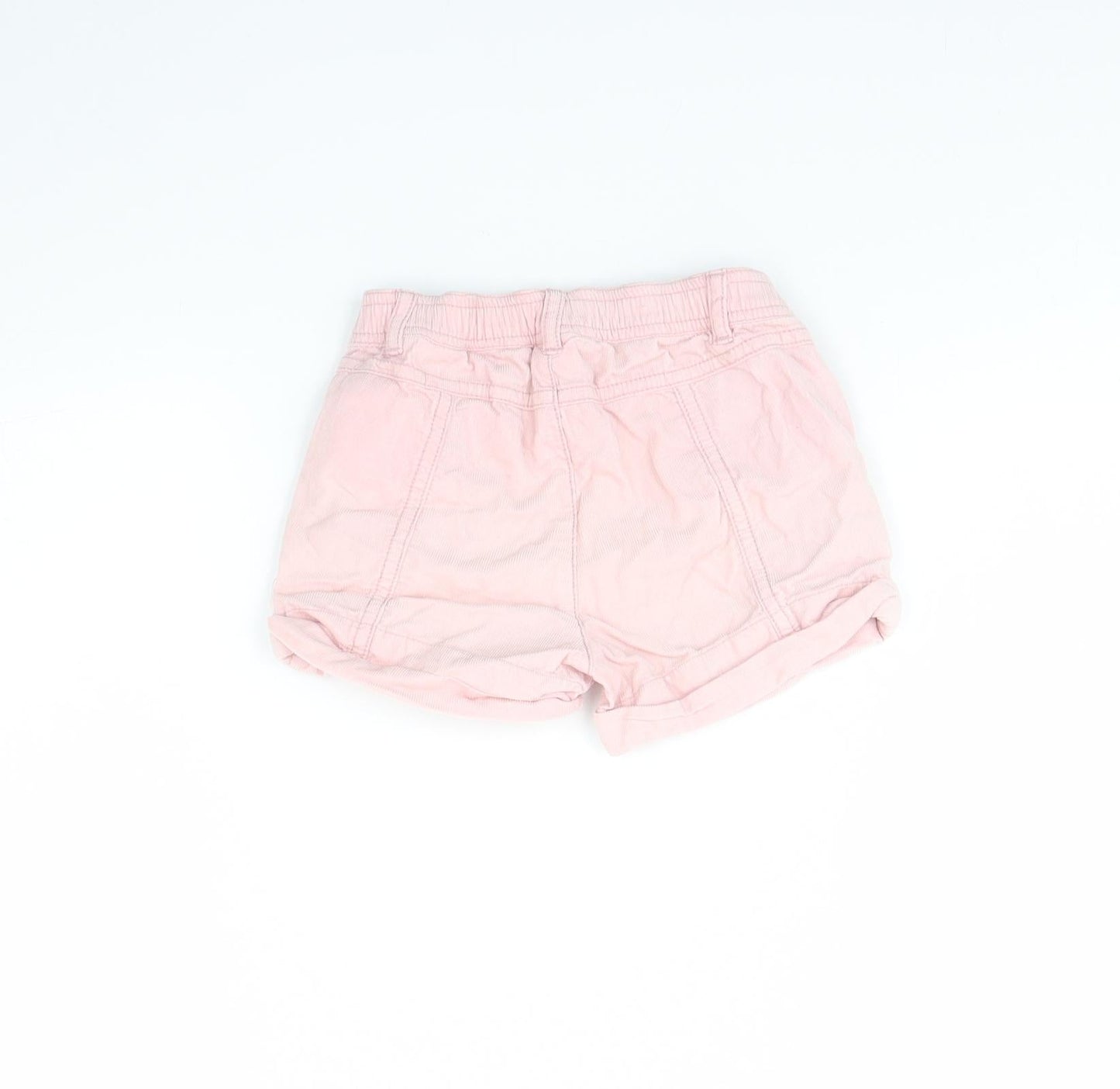 H&M Girls Pink  Corduroy Cropped Trousers Size 12 Months