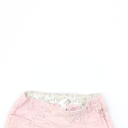 H&M Girls Pink  Corduroy Cropped Trousers Size 12 Months
