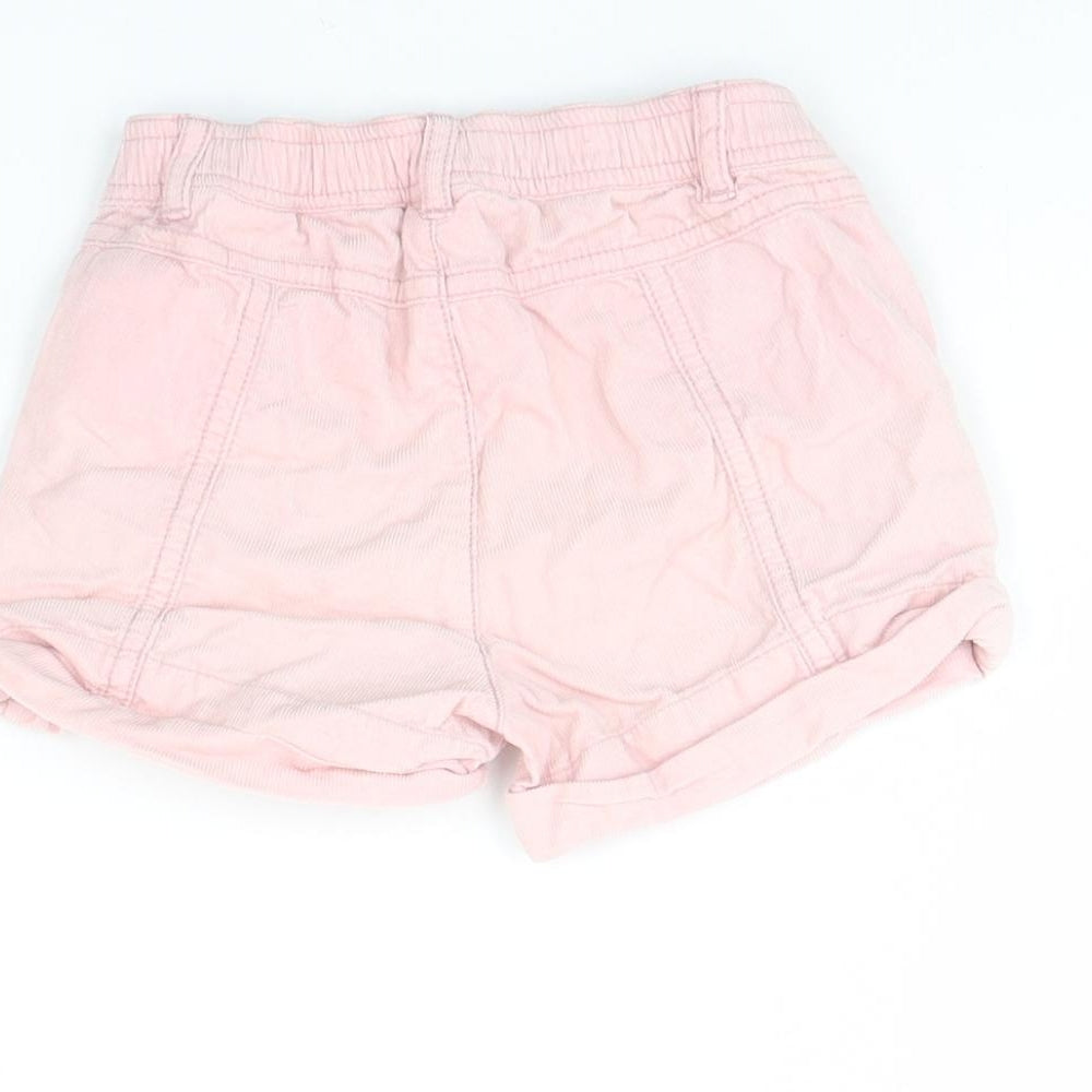 H&M Girls Pink  Corduroy Cropped Trousers Size 12 Months