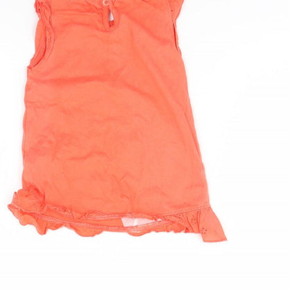 Additional view of M&Co girls’ pink basic t-shirt, size 12, months