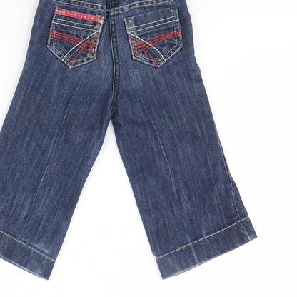 NEXT Girls Blue  Denim Capri Jeans Size 12 Months