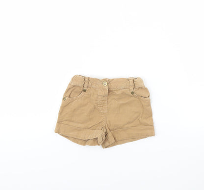 TU Girls Beige  Corduroy Capri Jeans Size 12 Months
