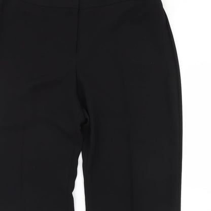 Womens UK Size 20 M&s Regular Fit Dress Pants Black Trousers
