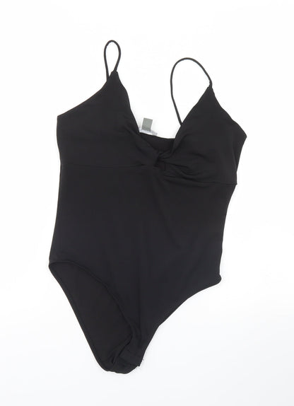 Primark Womens Black   Bodysuit One-Piece Size S