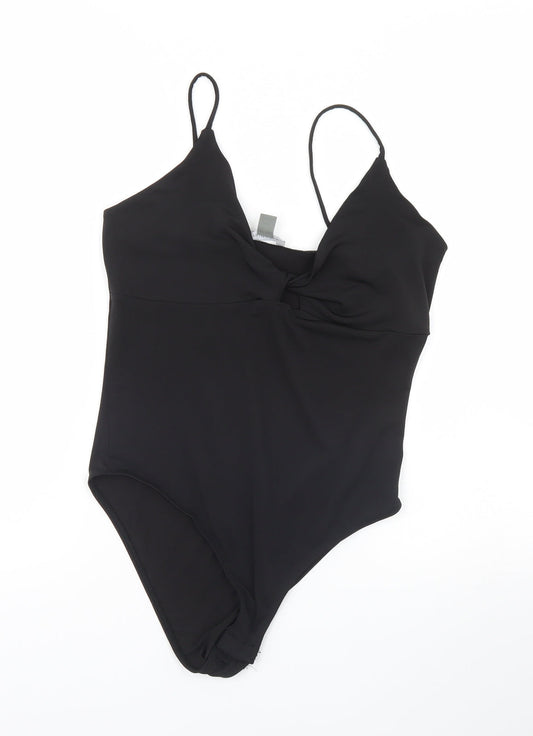 Primark Womens Black   Bodysuit One-Piece Size S
