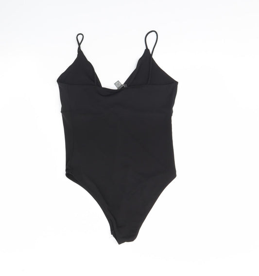 Primark Womens Black   Bodysuit One-Piece Size S