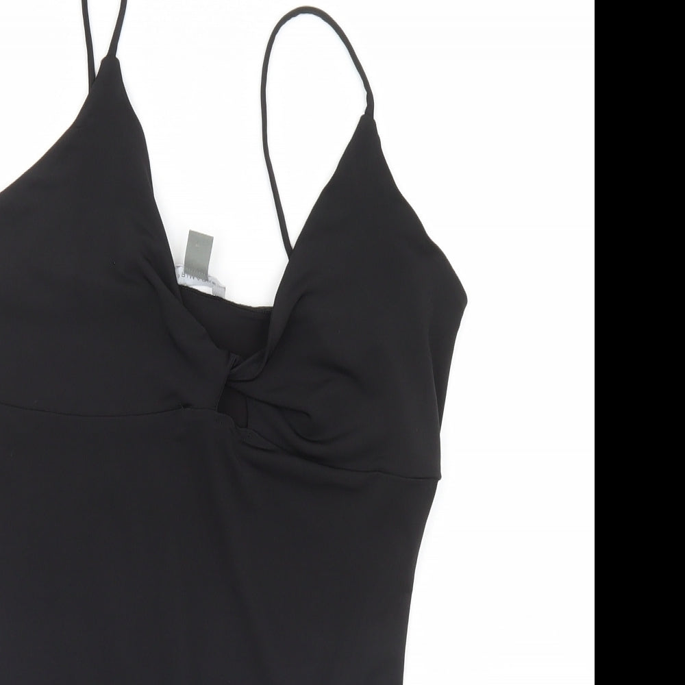 Primark Womens Black   Bodysuit One-Piece Size S