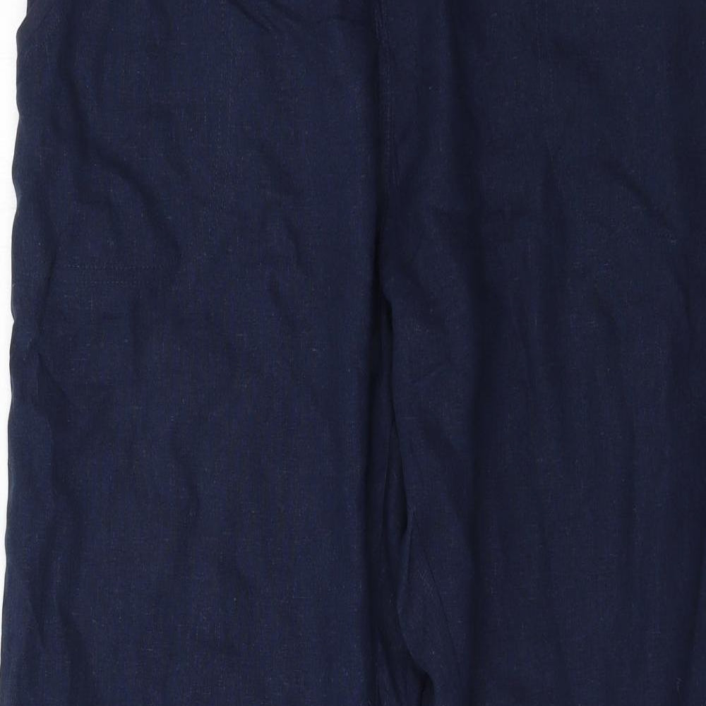 Womens UK Size 38 Preworn Regular Fit  Blue Trousers