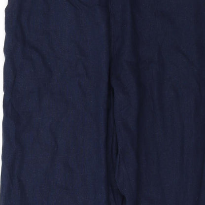 Womens UK Size 38 Preworn Regular Fit  Blue Trousers