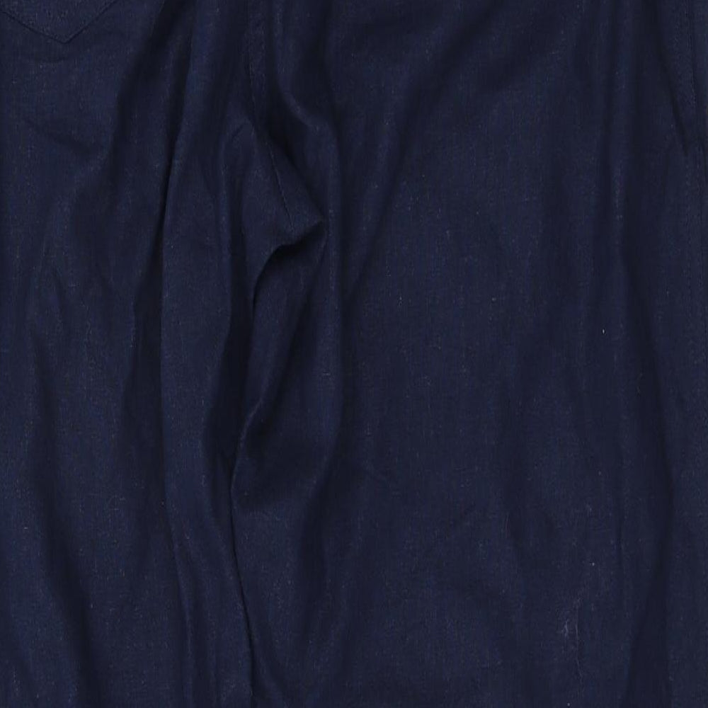 Womens UK Size 38 Preworn Regular Fit  Blue Trousers