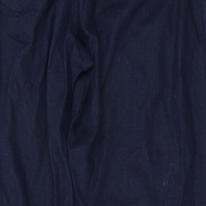 Womens UK Size 38 Preworn Regular Fit  Blue Trousers