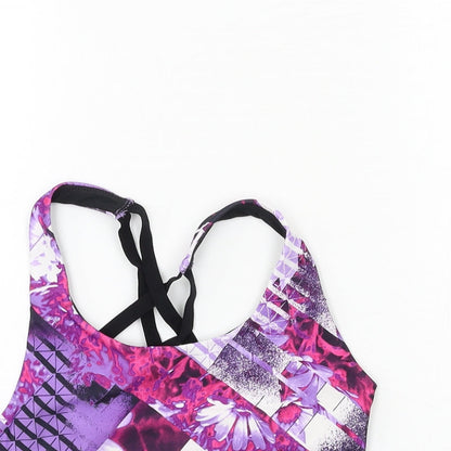 Womens UK Size S Preworn Multicoloured Basic Tank