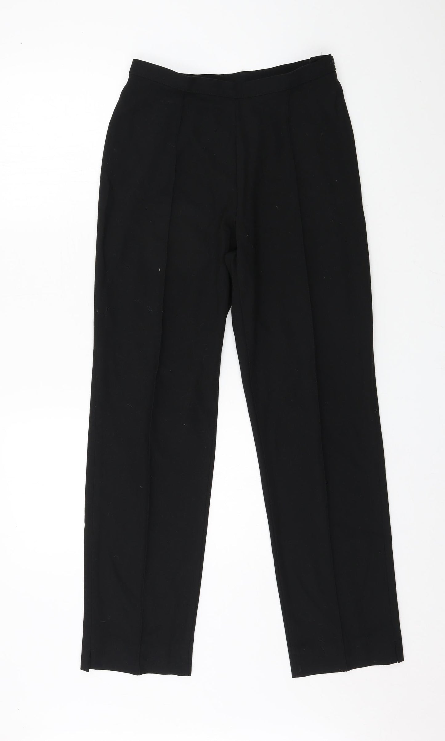 Womens UK Size 10 Marks and Spencer Regular Fit  Black Trousers