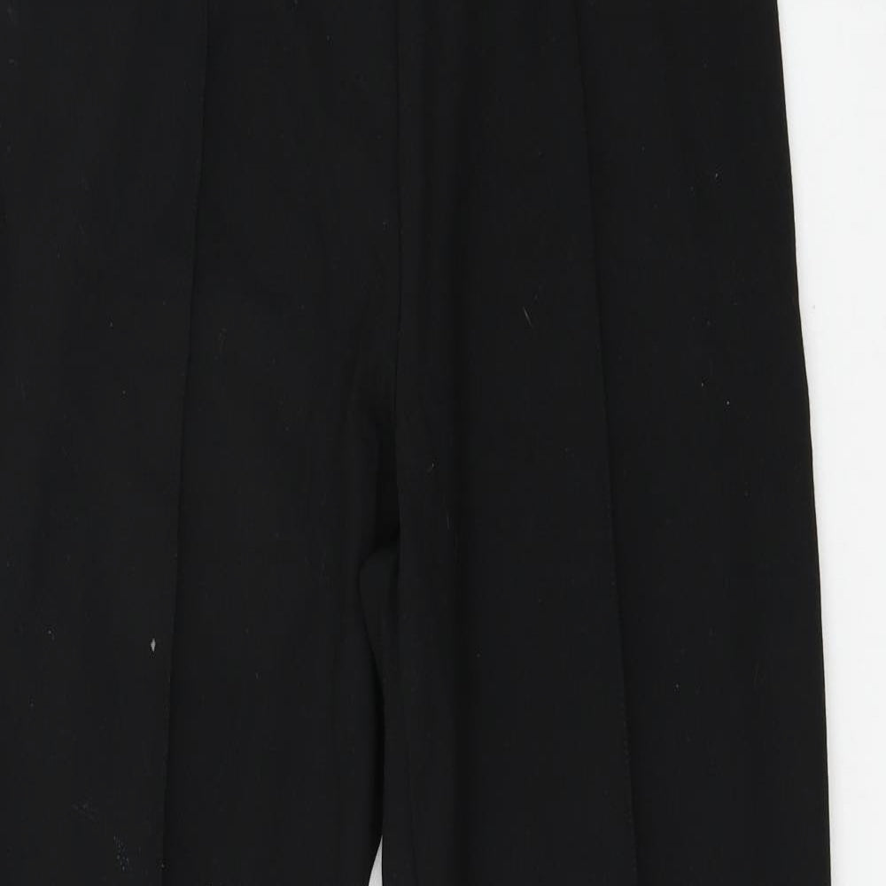 Womens UK Size 10 Marks and Spencer Regular Fit  Black Trousers