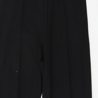 Womens UK Size 10 Marks and Spencer Regular Fit  Black Trousers