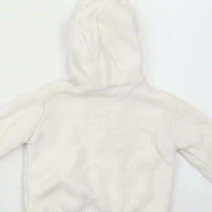 Mini Club Baby White  Knit Jacket  Size 3-6 Months