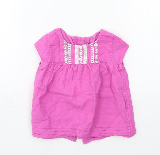 Nutmeg Girls Purple   A-Line  Size 3-6 Months