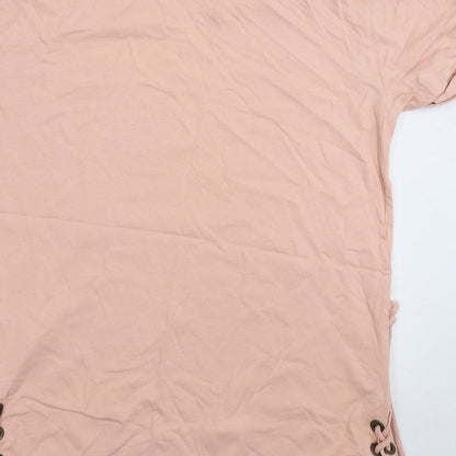ASOS Womens Pink   T-Shirt Dress  Size 10