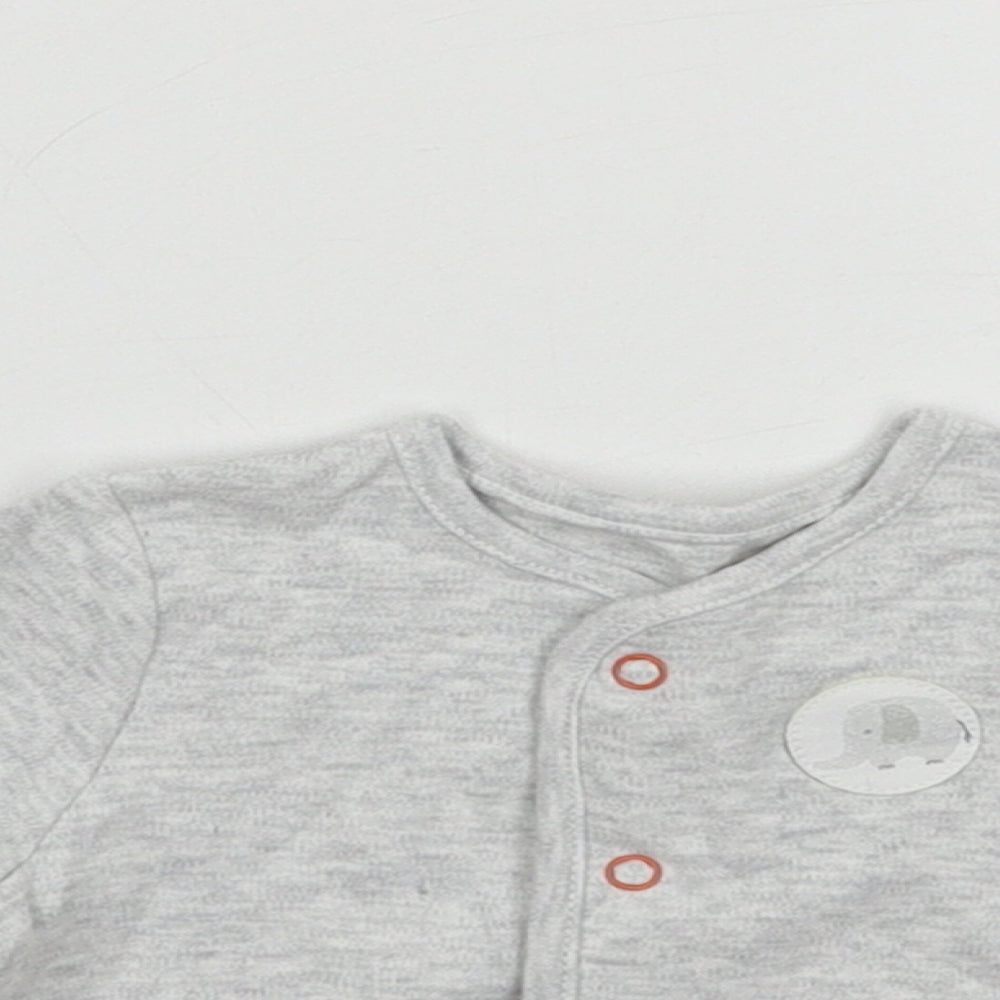 BHS Baby Grey  Jersey Cardigan Jumper One Size