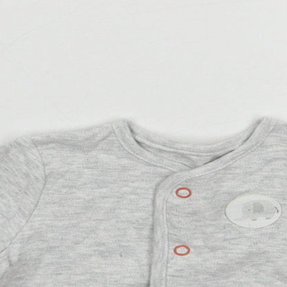 BHS Baby Grey  Jersey Cardigan Jumper One Size