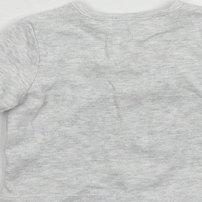 BHS Baby Grey  Jersey Cardigan Jumper One Size