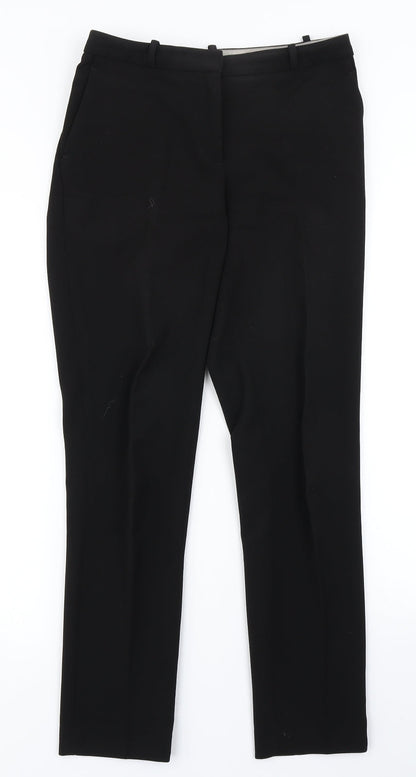 Womens UK Size 6 H&M Regular Fit Dress Pants Black Trousers