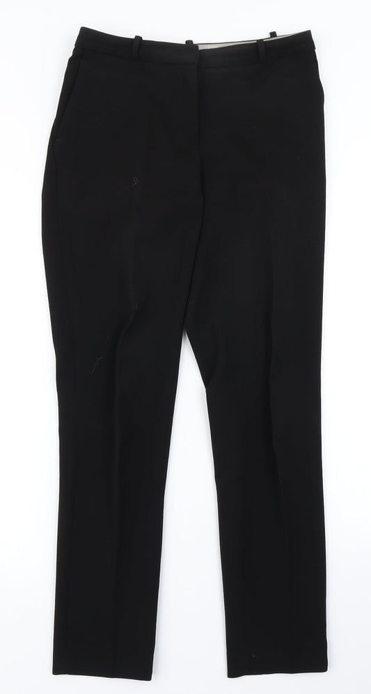 Womens UK Size 6 H&M Regular Fit Dress Pants Black Trousers