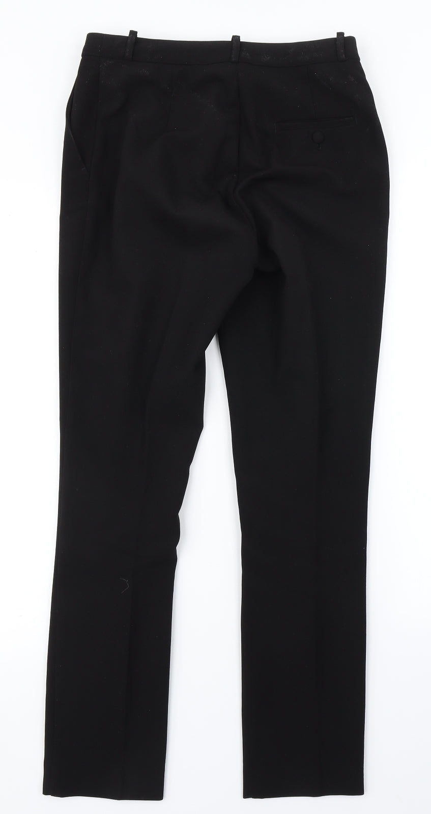 Womens UK Size 6 H&M Regular Fit Dress Pants Black Trousers