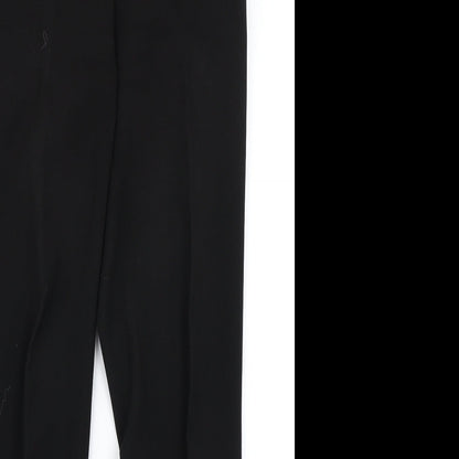 Womens UK Size 6 H&M Regular Fit Dress Pants Black Trousers