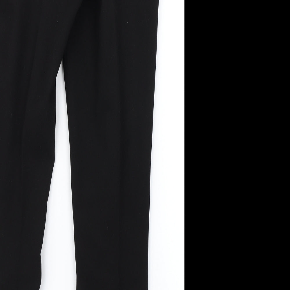 Womens UK Size 6 H&M Regular Fit Dress Pants Black Trousers