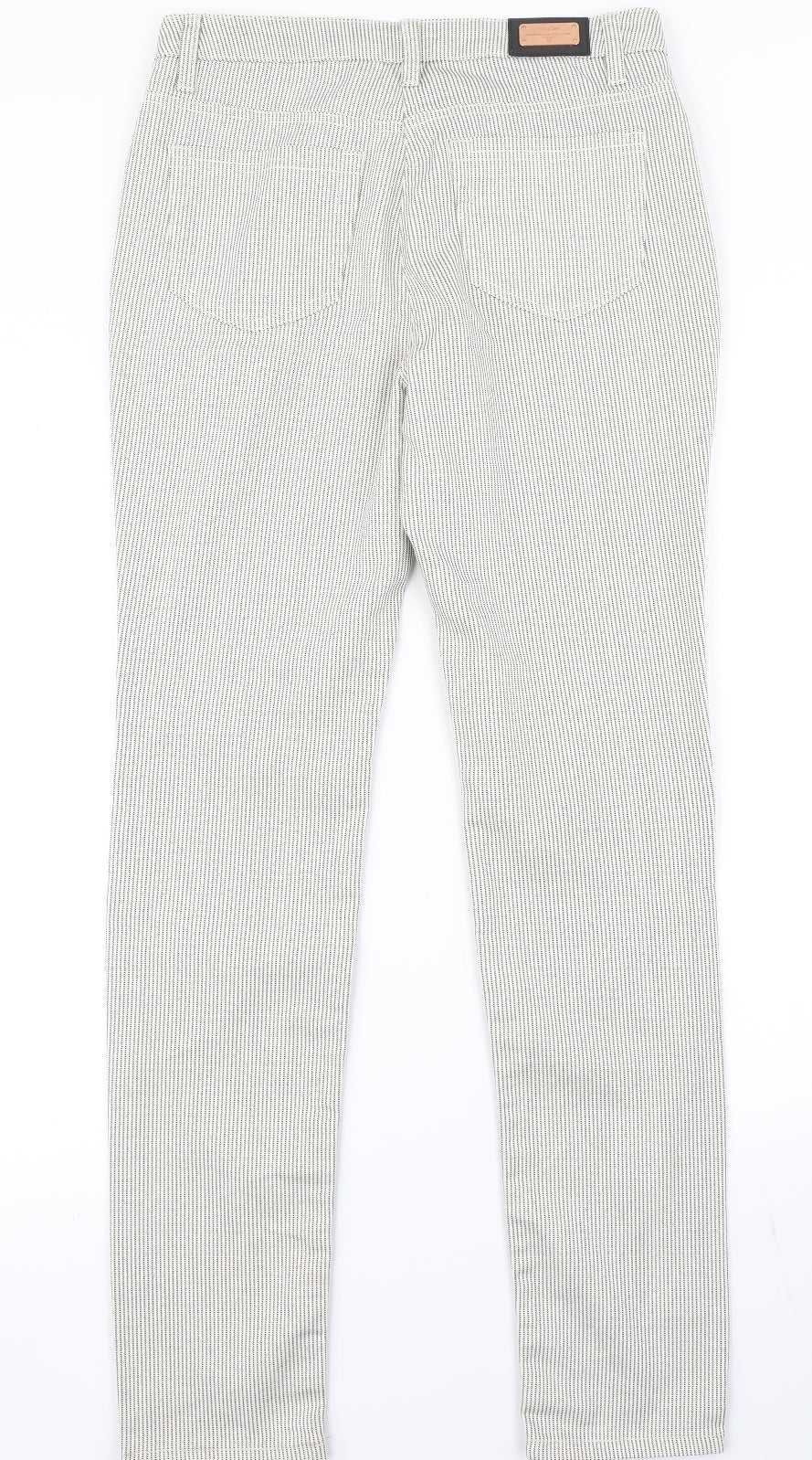 Soon Womens White Polka Dot  Skinny Jeans Size 10 L30 in