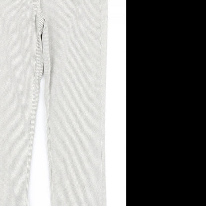 Soon Womens White Polka Dot  Skinny Jeans Size 10 L30 in