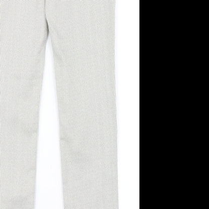 Soon Womens White Polka Dot  Skinny Jeans Size 10 L30 in