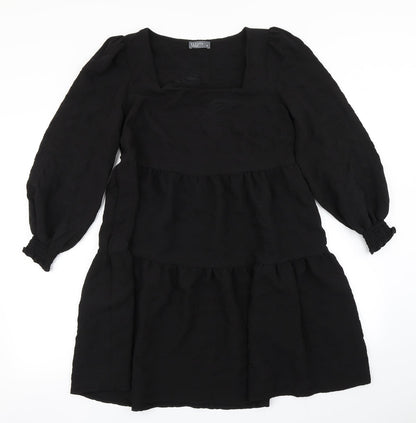 Papaya Womens Black   Skater Dress  Size 8