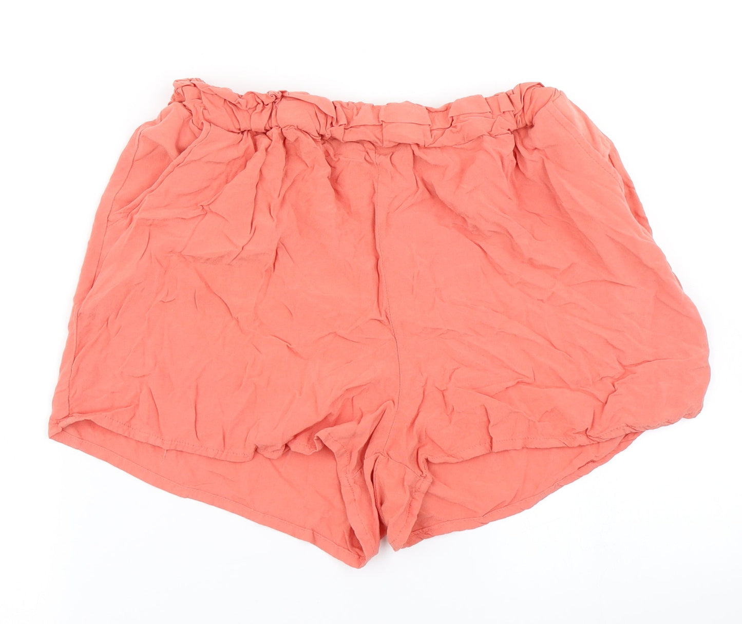 Primark Womens Orange   Mom Shorts Size 12