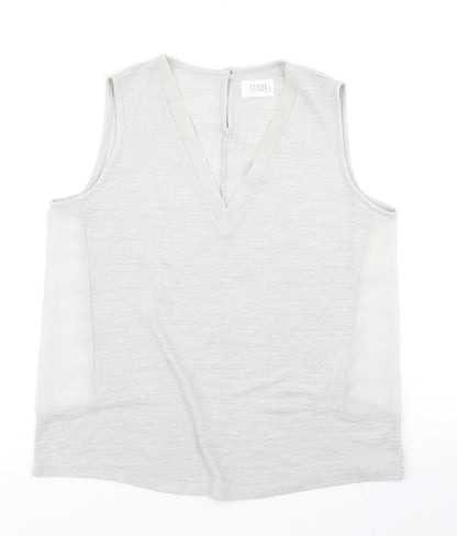 Womens UK Size 12 Savida Grey Basic Tank