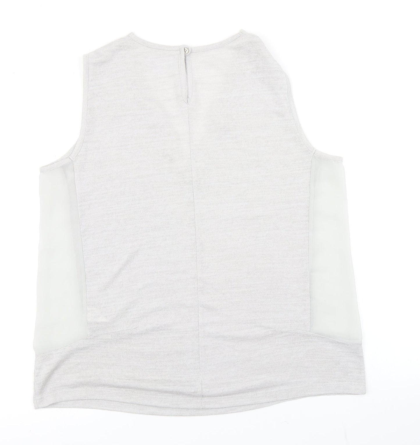 Womens UK Size 12 Savida Grey Basic Tank