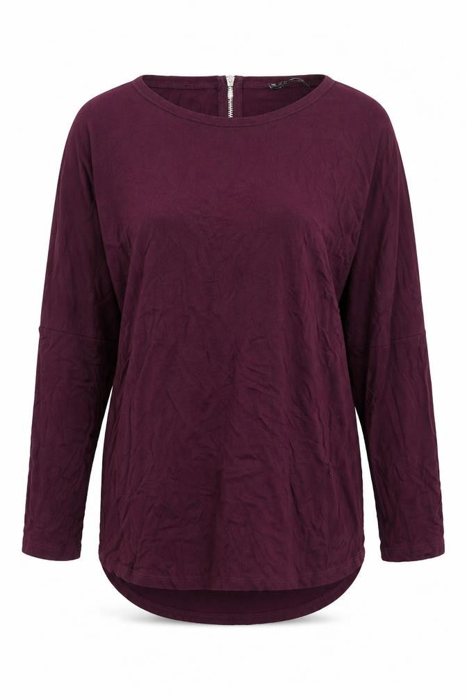 Womens UK Size 10 Select Purple Basic T-Shirt