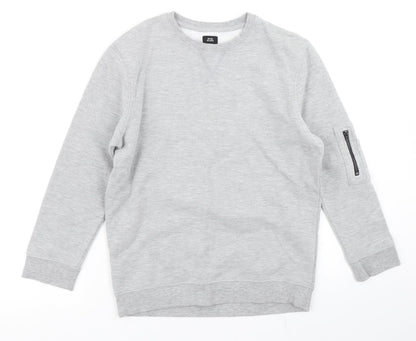 River Island Boys Grey   Pullover Sweatshirt Size 9-10 Years