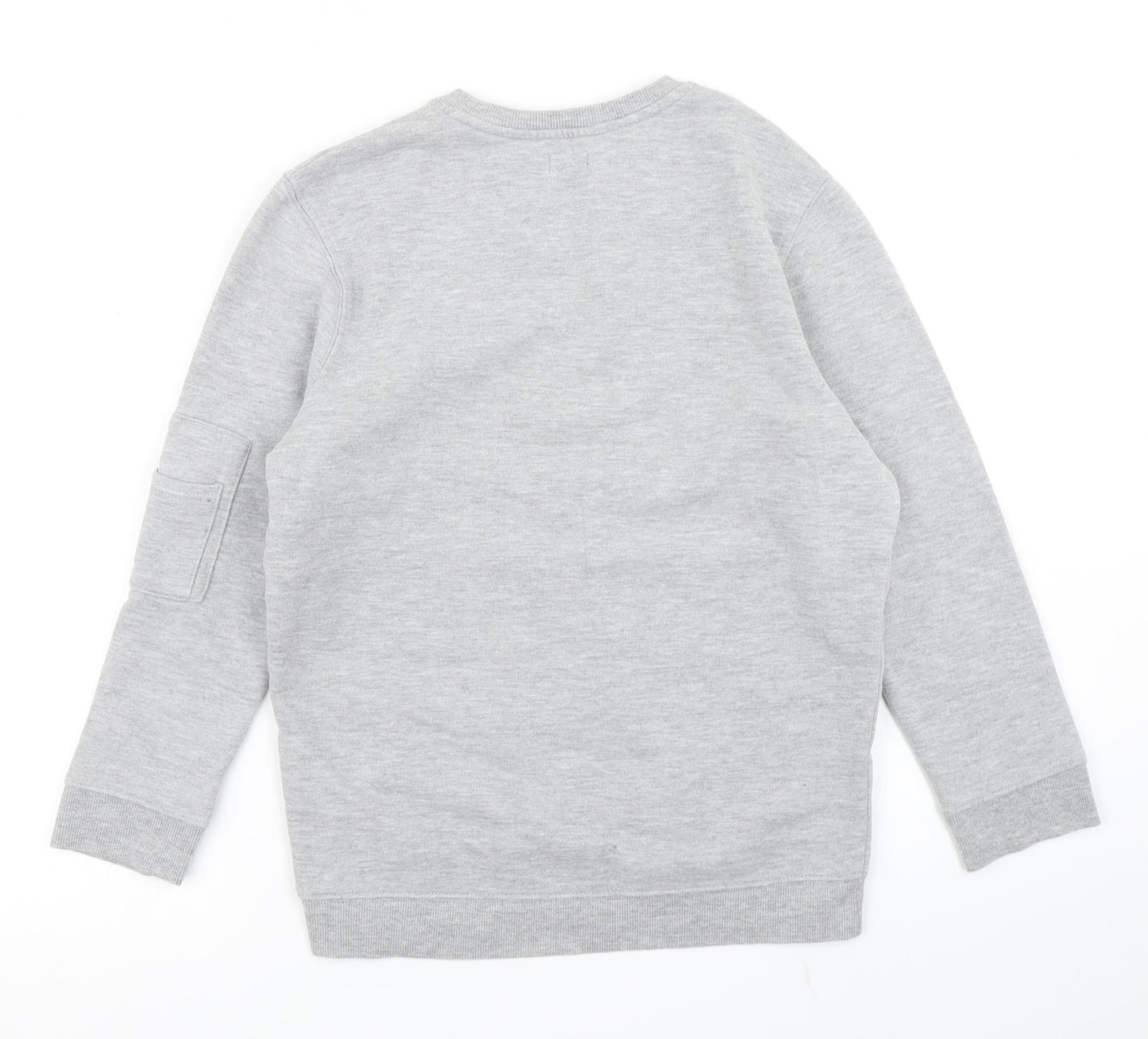 River Island Boys Grey   Pullover Sweatshirt Size 9-10 Years