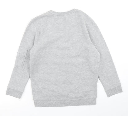 River Island Boys Grey   Pullover Sweatshirt Size 9-10 Years