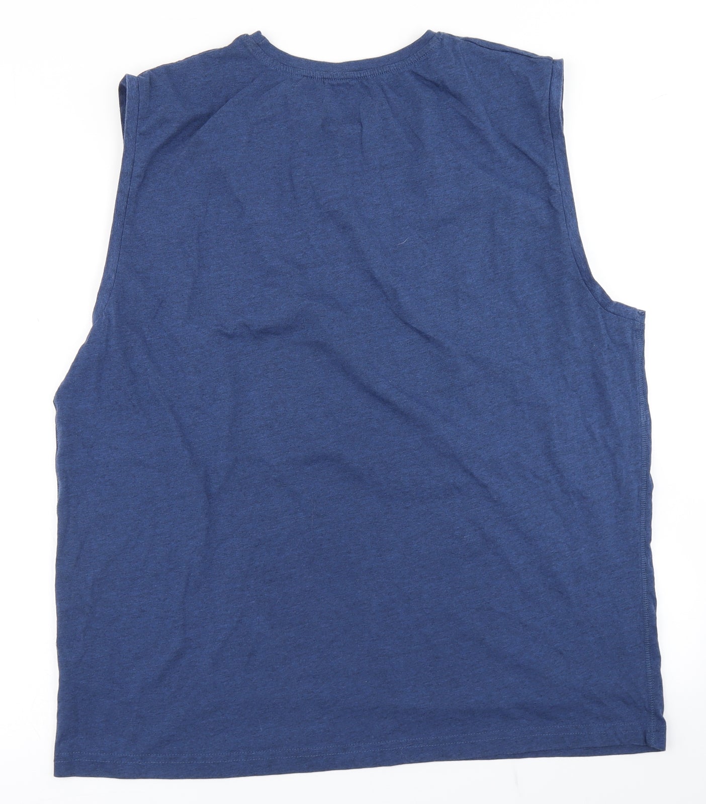 Peacocks Mens Blue    T-Shirt Size XL  - Tank