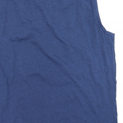 Peacocks Mens Blue    T-Shirt Size XL  - Tank